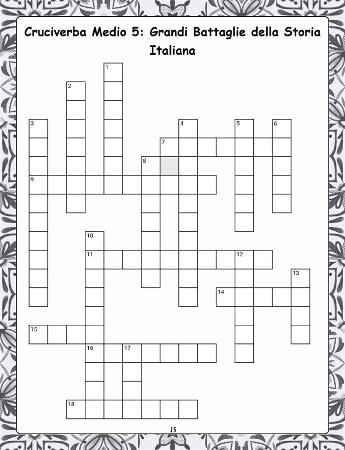 Sample page 1 from Cruciverba per Nonni